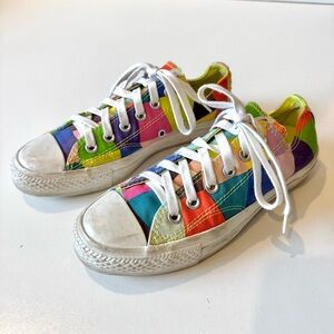 marimekko m112 Converse All Star Collab Sneakers Canvas Multicolor Vintage 7.5